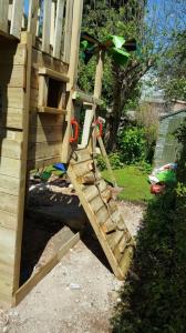 Plum Wooden Adventure Playhouse Installation